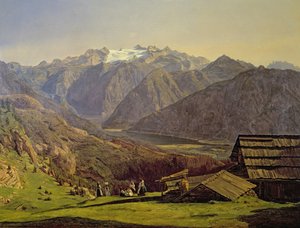 Hallstatter देखें द्वारा फर्डिनेंड जॉर्ज वाल्डमुलर