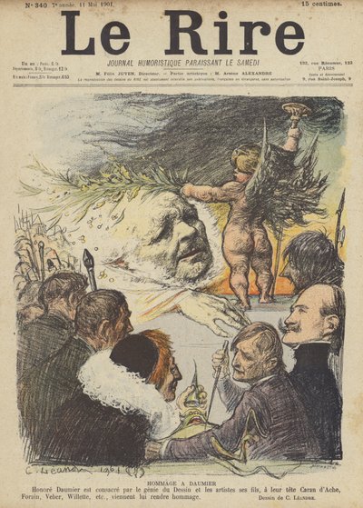 हॉनर के लिए चित्रण, Daumier को सम्मान द्वारा चार्ल्स लिएंड्रे